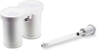 Water purification system with filter and UV lamp