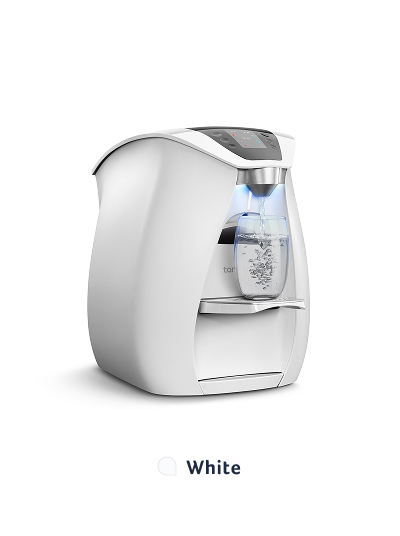 White baby formula dispenser machine