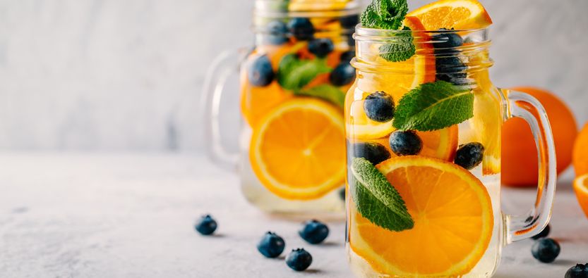 Blueberry Mint Sparkler