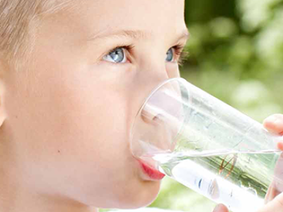 Boy-drinking-water